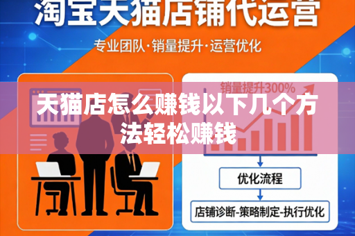 天猫店怎么赚钱以下几个方法轻松赚钱