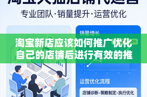 淘宝新店应该如何推广优化自己的店铺后进行有效的推广